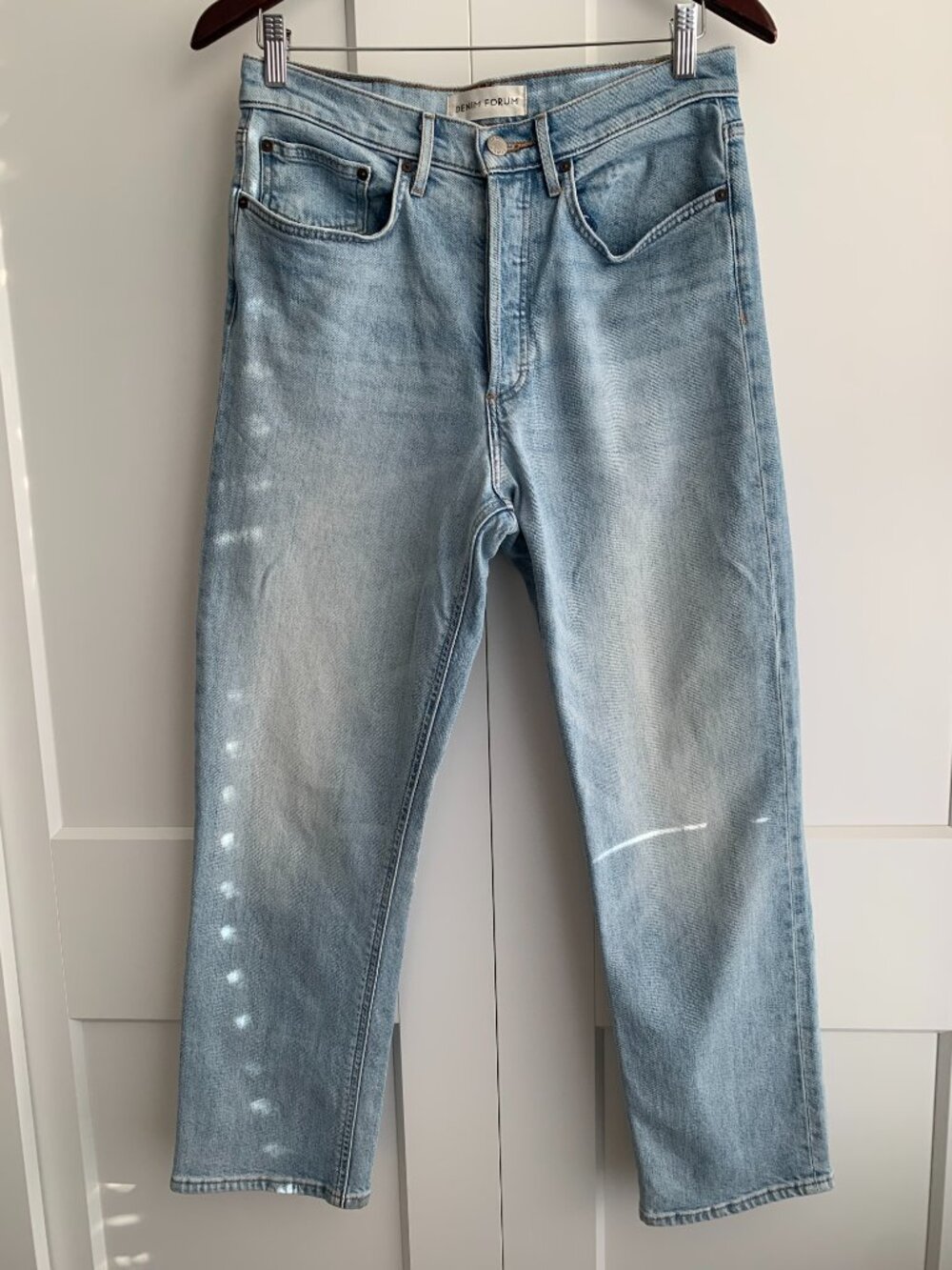 Denim Forum Jeans the Arlo High Rise Straight Leg women's Size 30